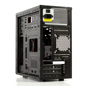 nBase 633 Micro ATX + N450W PSU ház fekete